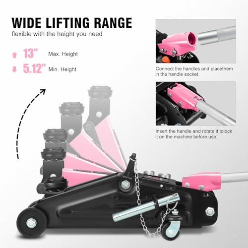 Floor Jack with Socket and Lock