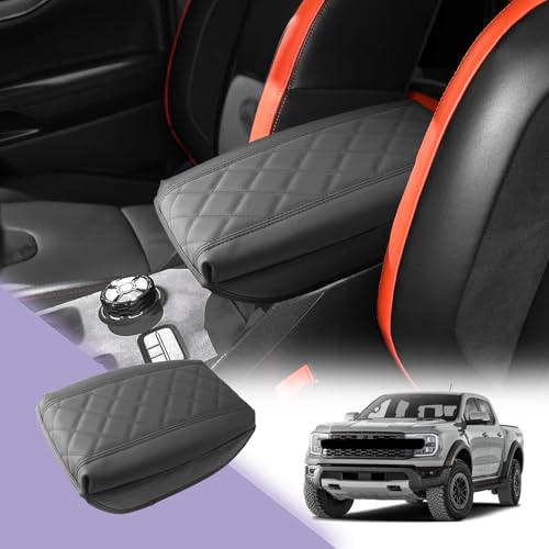 Center Console Cover Compatible with 2024 2025 2026 Ford Ranger Accessories 2025 2026 Ranger XL