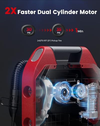 S6SE Tire Inflator Portable Air Compressor
