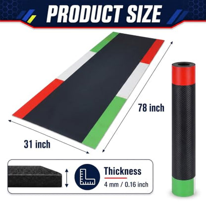 Motorcycle Mat Garage Floor Rug Washable Parking Mats for Garage Floors Non Slip Oil Absorbent Pad Rubber Backing Layer Protects Floor