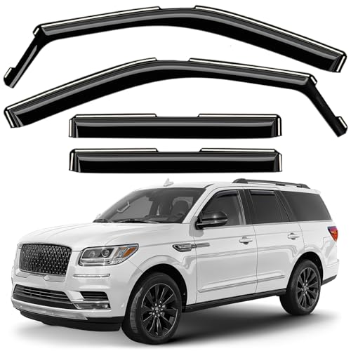 Window Deflectors Smoke Tinted in (4 Count)
