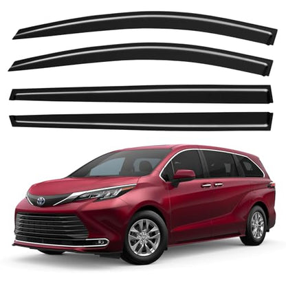 Window Visors Rain Guards for 2021 2022 2023 2024 2025 2026 Toyota Sienna
