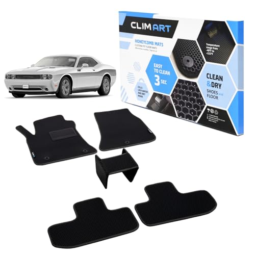 All Weather Car Floor Mats Compatible with Dodge Challenger 2015