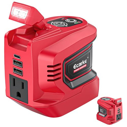 220W Portable Power Inverter Compatible with Milwaukee 18V Battery