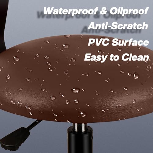 Shop Stool with Backrest