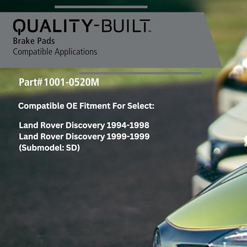 Front Semi Metallic Brake Pads
