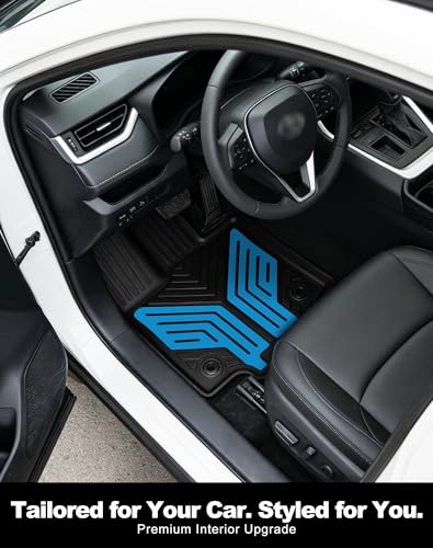 Premium Color TPE Floor Mats Custom Fit for Toyota RAV4 2019