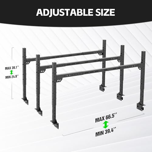 Adjustable Ladder Bed Racks Compatible with Tacoma