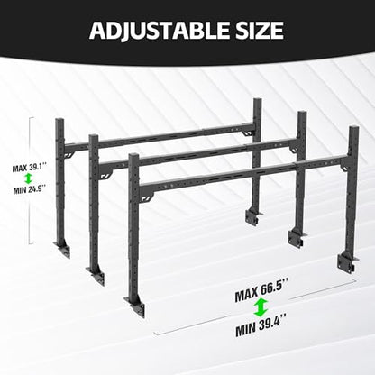 Adjustable Ladder Bed Racks Compatible with Tacoma