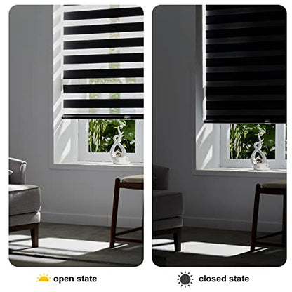 Cordless Zebra Blinds for Windows Free (28.02 Sq Ft)