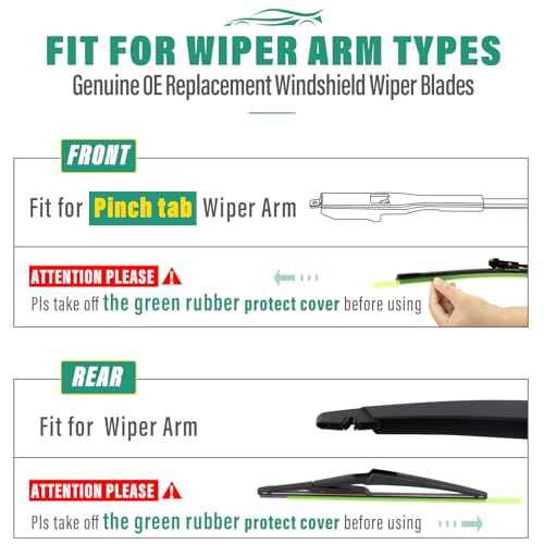 Windshield Wiper Blades Replacement for Ford CMax C