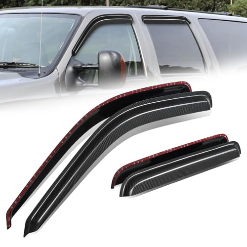 4PCS Tape On Window Visors for 2000 (4 Count)