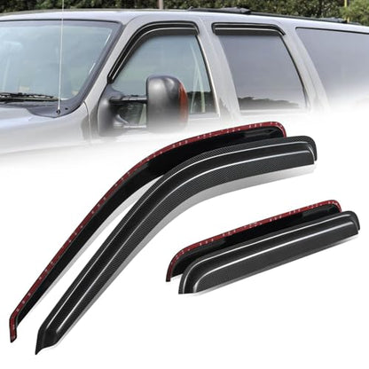 4PCS Tape On Window Visors for 2000 (4 Count)