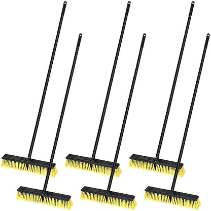6 Pack 18 Inches Push Broom Outdoor