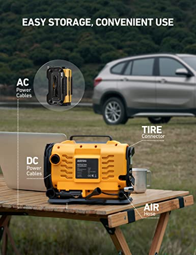 Tire Inflator Portable Air Compressor (69.137 Ounce)