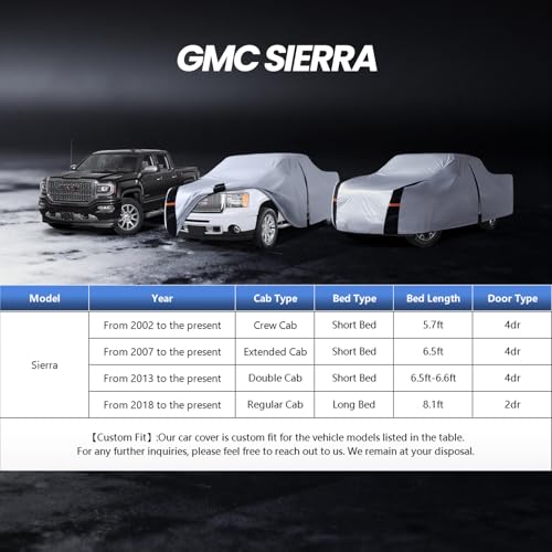 Multi Layer GMC Sierra Truck Cover