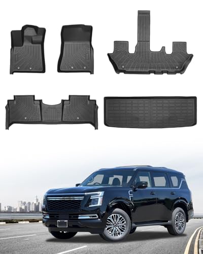 Floor Mats & Cargo Liner for Nissan Armada (5 Count)