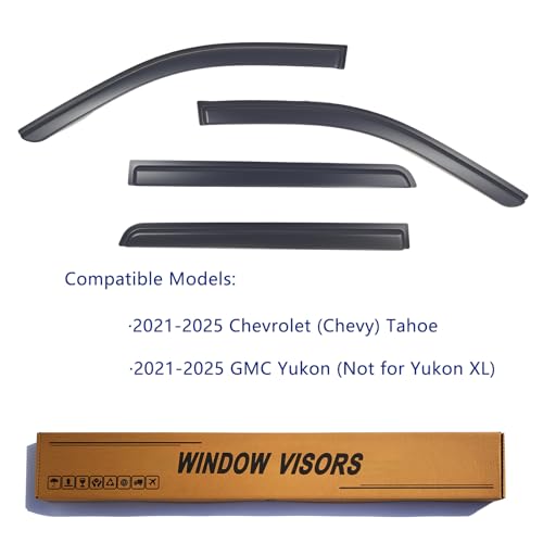 Window Visors Rain Guard Fits 2021 (4 Count)