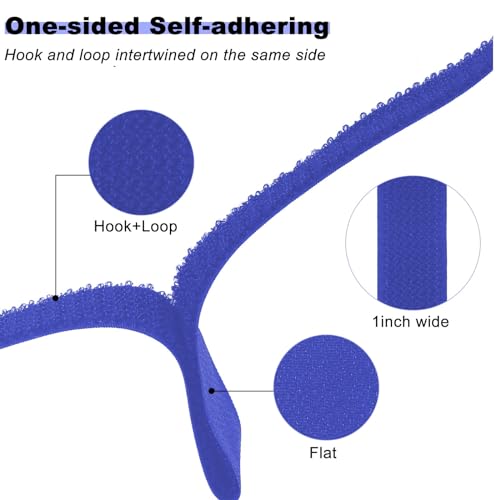 1"x16ft Hook and Loop Straps with 25 Metal Buckles