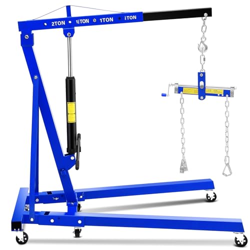 2 Ton Hydraulic Engine Hoist with Lever Stabilizer