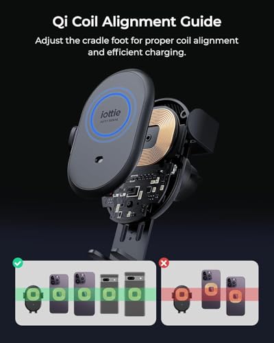Auto Sense 2 Air Vent Car Phone Holder with Qi Wireless Charging