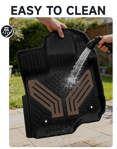 2 Piece Front TPE Floor Mats for Ford F