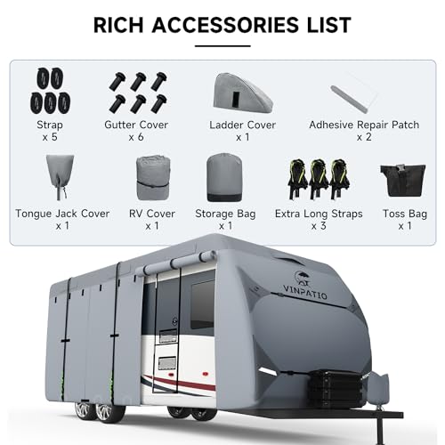 RV Cover 7 Layers Heavy Duty RV & Trailer Cover