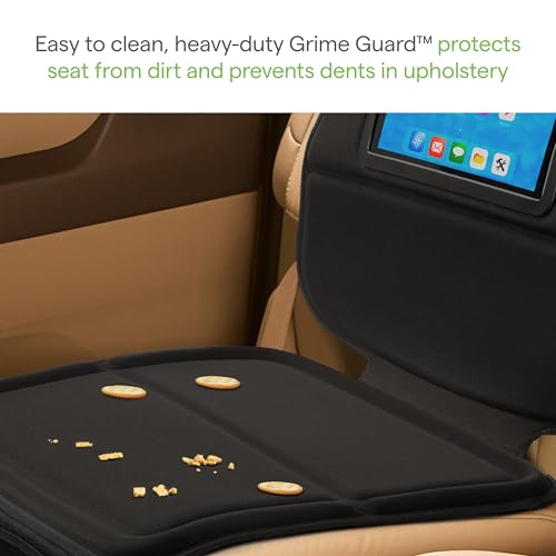 Car Seat Cover with Tablet Holder for Under Baby Car Seats and Toddler Booster Seats