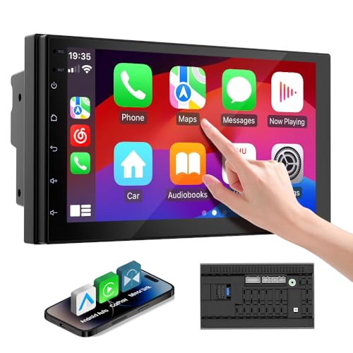 Double Din Car Stereo Radio with 7 inch HD Touchscreen