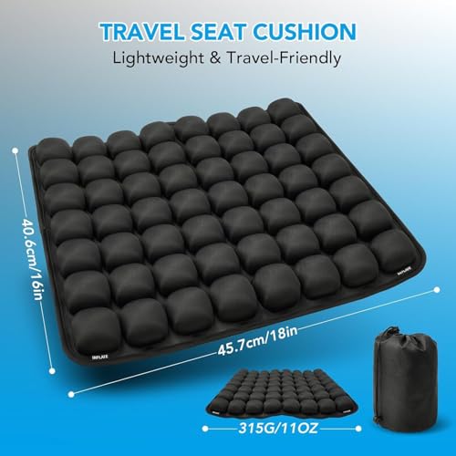Inflatable Seat Cushion with Press