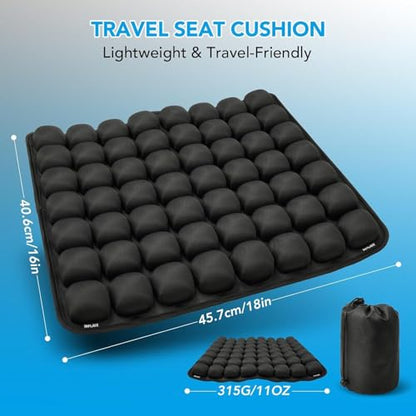 Inflatable Seat Cushion with Press