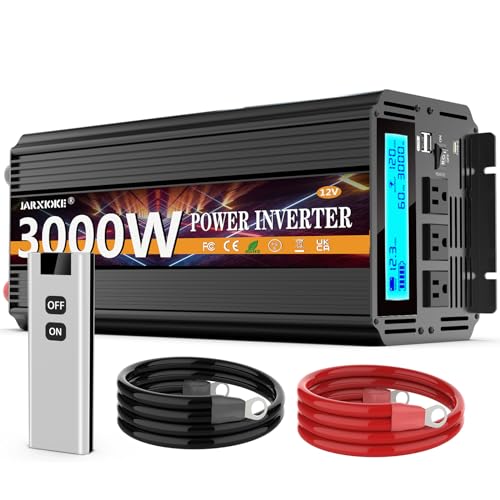 3000W Power Inverter 12V DC to AC 110V