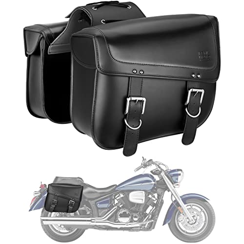 Motorcycle Saddlebags 30L Large Capacity Universal Saddle Bags (2 Count)