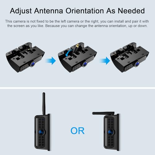 HD Single Wireless Side View Camera