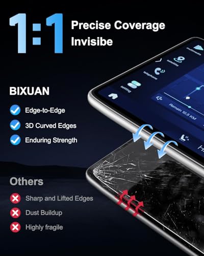 2026 Model Y 16Inch Glossy Screen Protector For Tesla Modely 16" Touch Screen & 8" Rear Screen Saver For Model Y Juniper Performance