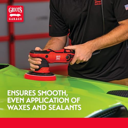 6.5” Red Foam Waxing Pads for Car Detailing (2 Count)