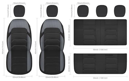 3D Air Mesh Car Seat Covers 2 Front Seats (2 Count)