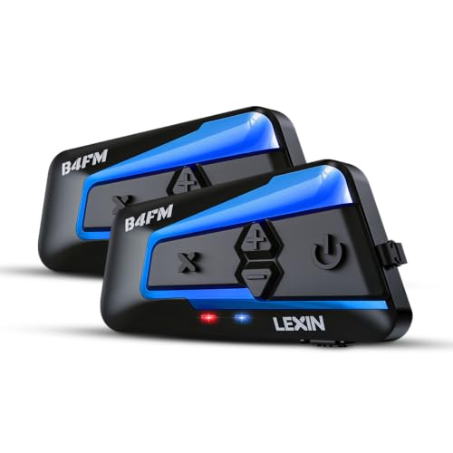 B4FM Motorcycle Bluetooth Headset (2 Count)