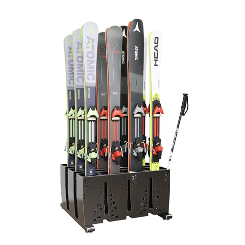 Heavy Duty Metal Ski Storage Rack