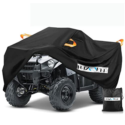 ATV Cover Waterproof for Polaris Sportsman Yamaha Grizzly Honda FourTrax Kawasaki KFX Wheel Car with Air Vents Reflective Strips and Buckle Straps Length up to 83 inches