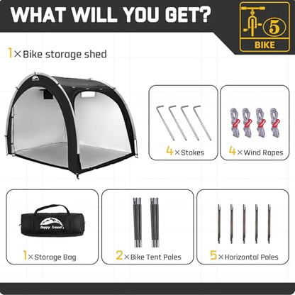 Bike Storage Shed Tent