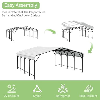 20x20 FT Metal Carport