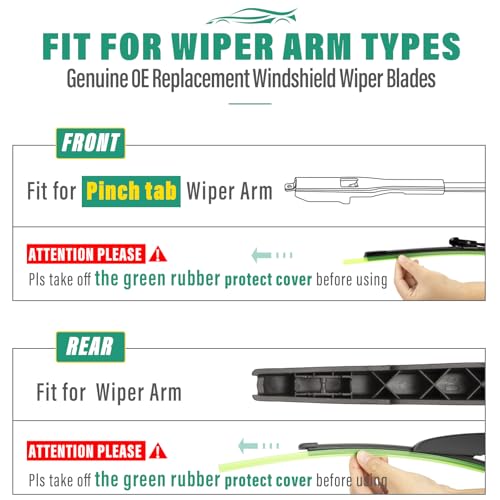 Windshield Wiper Blade Replacement for Lincoln MKX Nautilus 16
