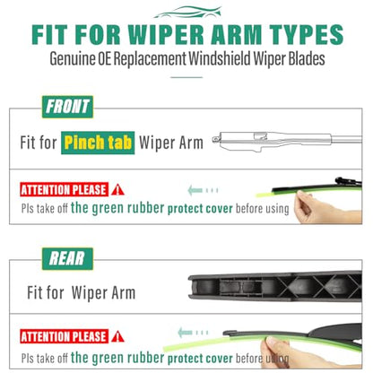 Windshield Wiper Blade Replacement for Lincoln MKX Nautilus 16