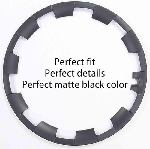for Tesla Model Y 20 Inch Wheel Rim Protector Hubcaps Induction Wheels Rim Cover Tire Trim Rings Matte Black 4Pcs Model Y Accessories (4 Count)