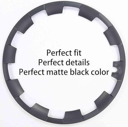 for Tesla Model Y 20 Inch Wheel Rim Protector Hubcaps Induction Wheels Rim Cover Tire Trim Rings Matte Black 4Pcs Model Y Accessories (4 Count)