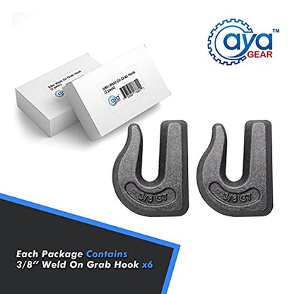 Weld on Grab Chain Hook 3 (2 Count)