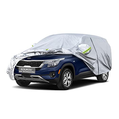 6 Layers Car Cover Custom Fit Kia Seltos from 2019 to 2025
