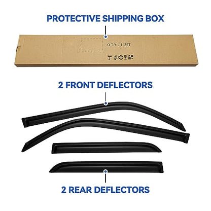 Window Visors Rain Guards for 2010