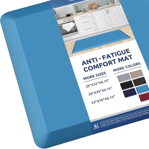 0.8" Thick Kitchen Mat Cushioned Anti Fatigue Rug Comfort Floor Mats